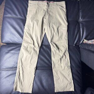 Wrangler Men's Pants Khaki Stretch Outdoor Trail Hiking Performance 38/32